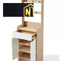 TỦ GIÀY KÈM GIÁ TREO ĐỒ TIỆN LỢI